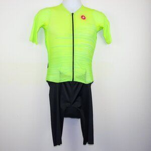 New Castelli PR 2 Triathlon Bike Cycle Speed Suit Bibs (XL)
